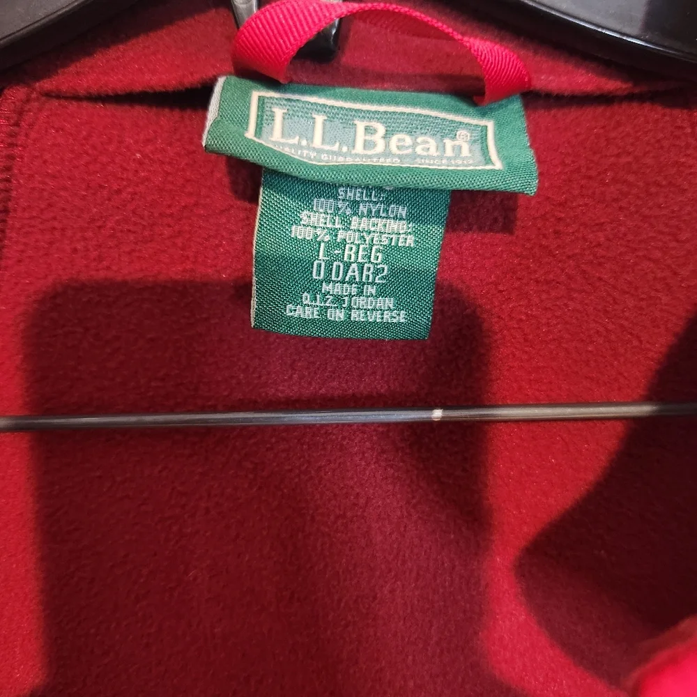 L.L. Bean Vintage Soft Shell Fleece Lined Jacket Mens Large